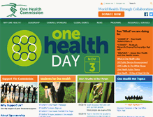 Tablet Screenshot of onehealthcommission.org